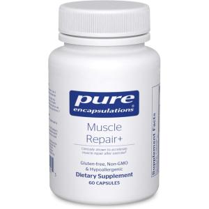 Pure Encapsulations Muscle Repair+ Athletic Nutritional Dietary Supplement – Supports Muscle Fiber Recovery Rate, Cell Repair & Function for Active Lifestyles* – 60 Capsules