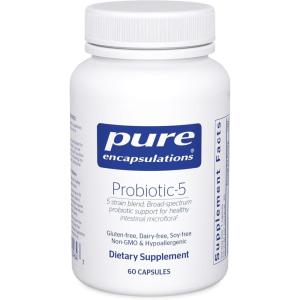 Pure Encapsulations Probiotic-5 | Dairy and Soy Free Probiotic Blend to Support Immune and Gastrointestinal Health | 60 Capsules