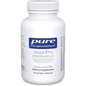 Pure Encapsulations VisionPro EPA/DHA/GLA | Supports Natural Tear Production and Retention of Eye Moisture* | 180 Softgel Capsules(90 Count (Pack of 1))