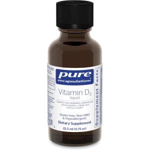 Pure Encapsulations Vitamin D3 Liquid | Supplement to Support Bone, Breast, Cardiovascular, Colon, and Immune Health* | 0.75 fl. oz.