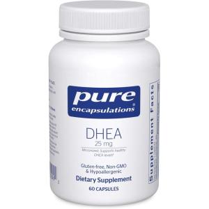 Pure Encapsulations DHEA 25 mg – Supplement for Immune Support, Hormone Balance, Metabolism Support, and Energy Levels* – with Micronized DHEA – 180 Capsules(60 Count (Pack of 1))