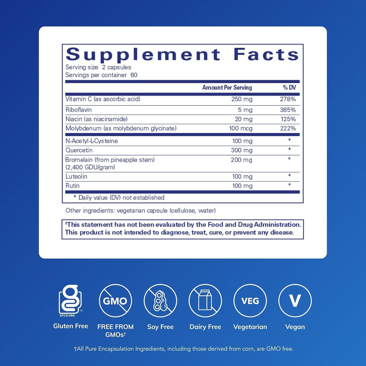 image:imagePure Encapsulations Hist Reset Support for Nasal and Respiratory Health 120 Capsules