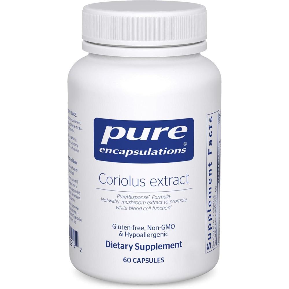 image:imagePure Encapsulations Coriolus Extract Promotes White Blood Cell Function 60 Capsules