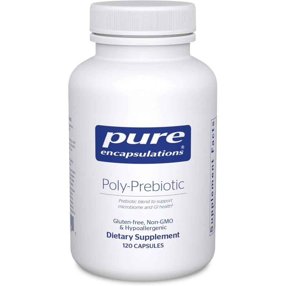 image:imagePure Encapsulations PolyPrebiotic Prebiotic Blend to Support The Microbiome and GI Health 120 Capsules