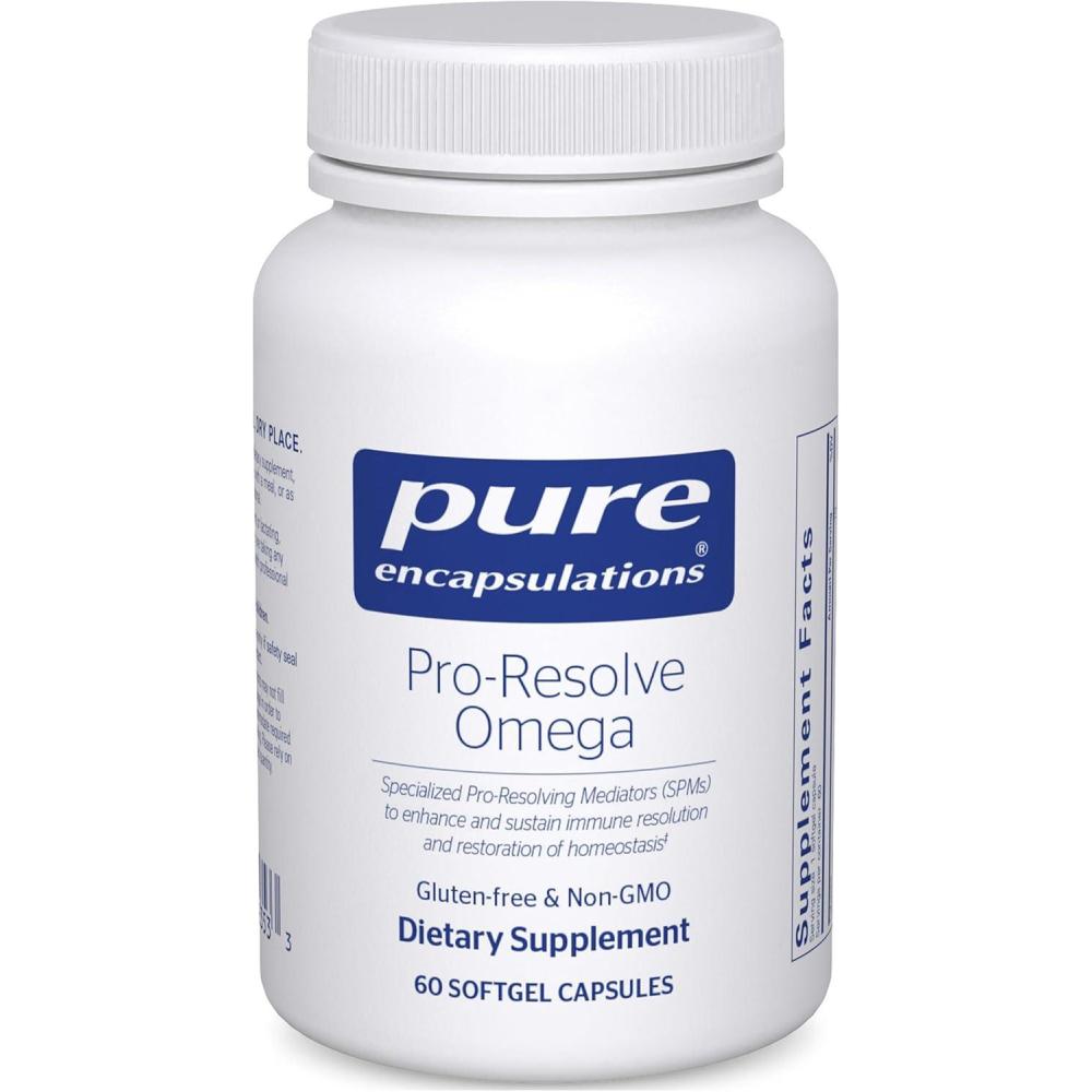 image:imagePure Encapsulations ProResolve Omega Omega3 Fatty Acids for Cardiovascular Health 60 Softgel Capsules