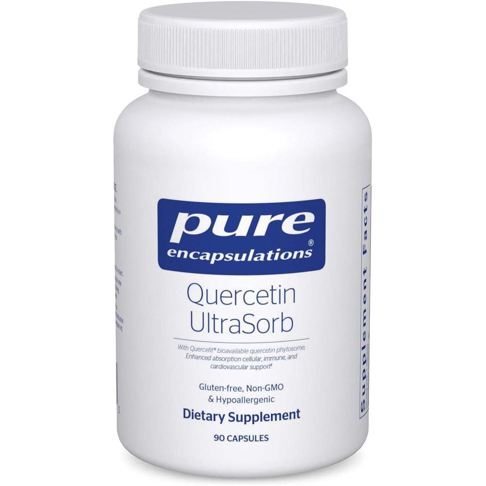 image:imagePure Encapsulations Quercetin UltraSorb EnhancedAbsorption Cellular Immune and Cardiovascular Support 90 Capsules