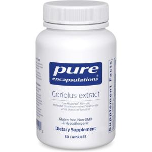 Pure Encapsulations Coriolus Extract | Promotes White Blood Cell Function* | 60 Capsules
