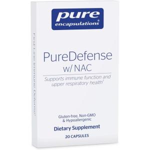 Pure Encapsulations PureDefense with NAC | Enhances First-Line Immune Defense and Upper Respiratory Health | 20 Capsules(20 Count (Pack of 1))