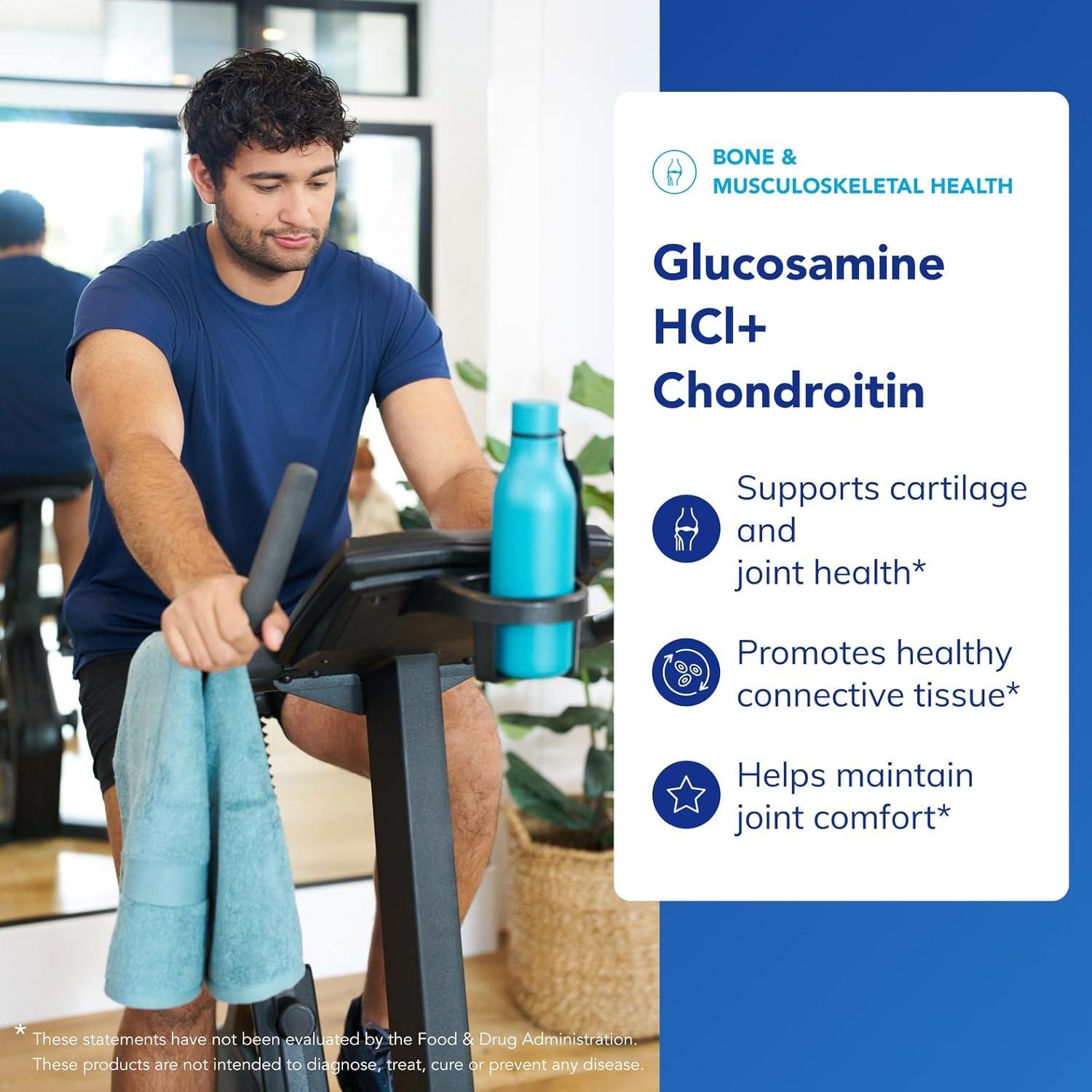 image:imagePure Encapsulations Glucosamine HCl Chondroitin Hypoallergenic DualStrength Support for Healthy Joint Motility and Function 120 Capsules