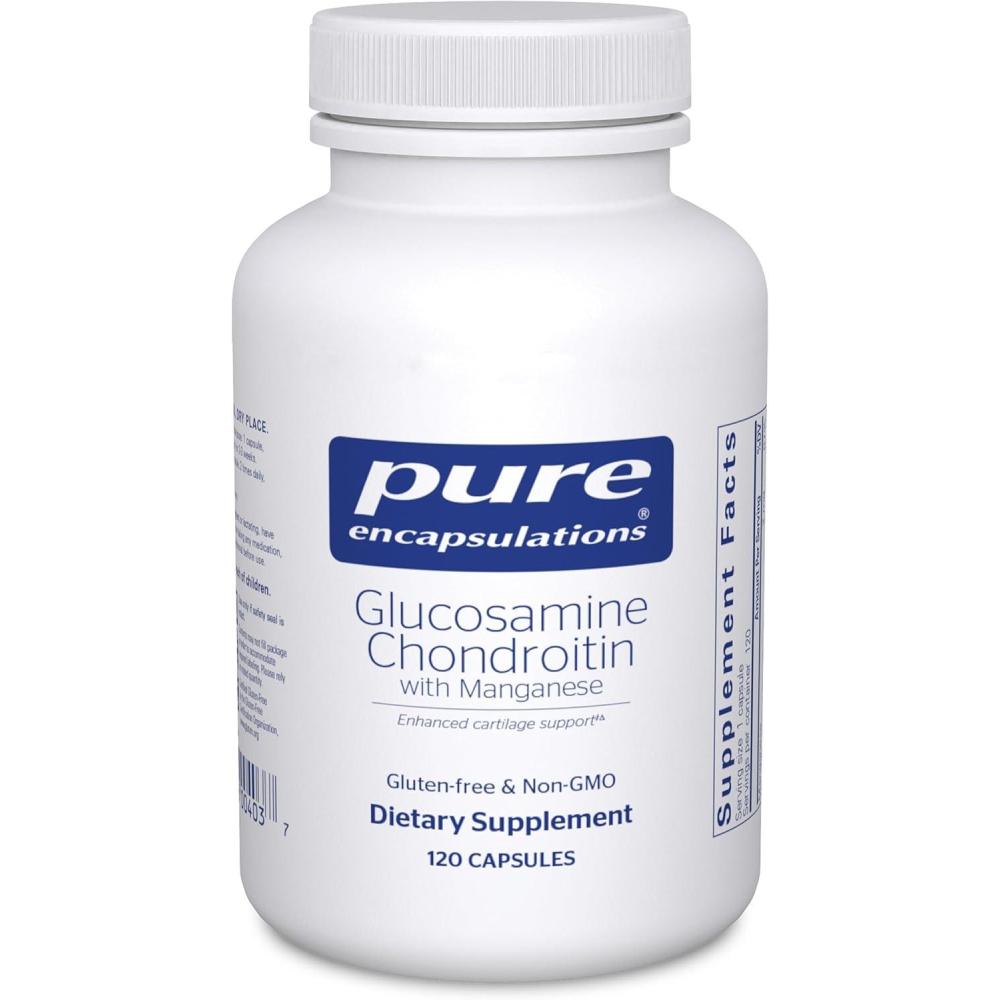 image:imagePure Encapsulations Glucosamine Chondroitin with Manganese Supplement for Joint Support Comfort Mobility Cartilage Integrity and Health and Connective Tissue 360 Capsules120 Count Pack of 1