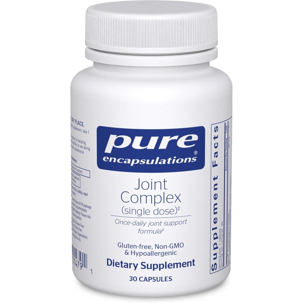 image:imagePure Encapsulations Joint Complex Single Dose OnceDaily Supplement to Support Joint Mobility Comfort Tissue and Cartilage Health 60 Capsules30 Count Pack of 1