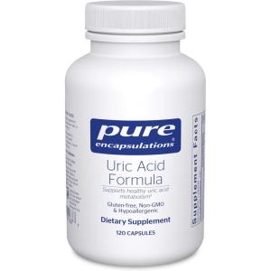 Pure Encapsulations – Uric Acid Formula – Hypoallergenic Supplement with Vitamins and Herbal Extracts to Support Healthy Uric Acid Metabolism – 120 Capsules(120 Count (Pack of 1))