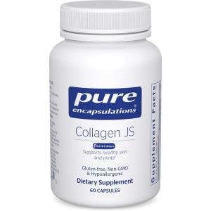 Pure Encapsulations Collagen JS – Skin & Joint Health* – 1,000 mg Hydrolyzed Biocell Collagen – Gluten Free & Non-GMO – 120 Capsules(60 Count (Pack of 1))