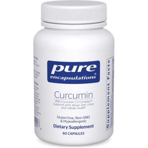 Pure Encapsulations Curcumin – 500 mg – Supports Joint Health & Liver Health – Curcuma Longa Capsule – Non-GMO & Vegan – 120 Capsules(60 Count (Pack of 1))