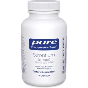 Pure Encapsulations Strontium (Citrate) | Hypoallergenic Dietary Supplement to Support Healthy Bones* | 180 Capsules(90 Count (Pack of 1))