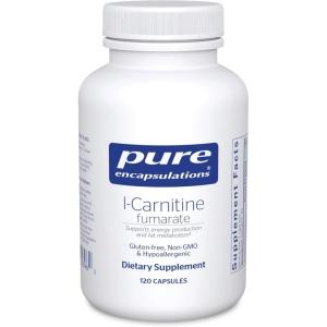 Pure Encapsulations L-Carnitine Fumarate | Hypoallergenic Supplement Support for Enhanced Muscle | 120 Capsules(120 Count (Pack of 1))