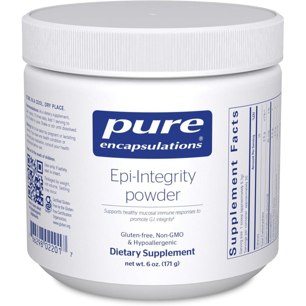 image:imagePure Encapsulations EpiIntegrity Powder Supports Healthy Mucosal Immune Responses to Promote GI Integrity 6 Ounces