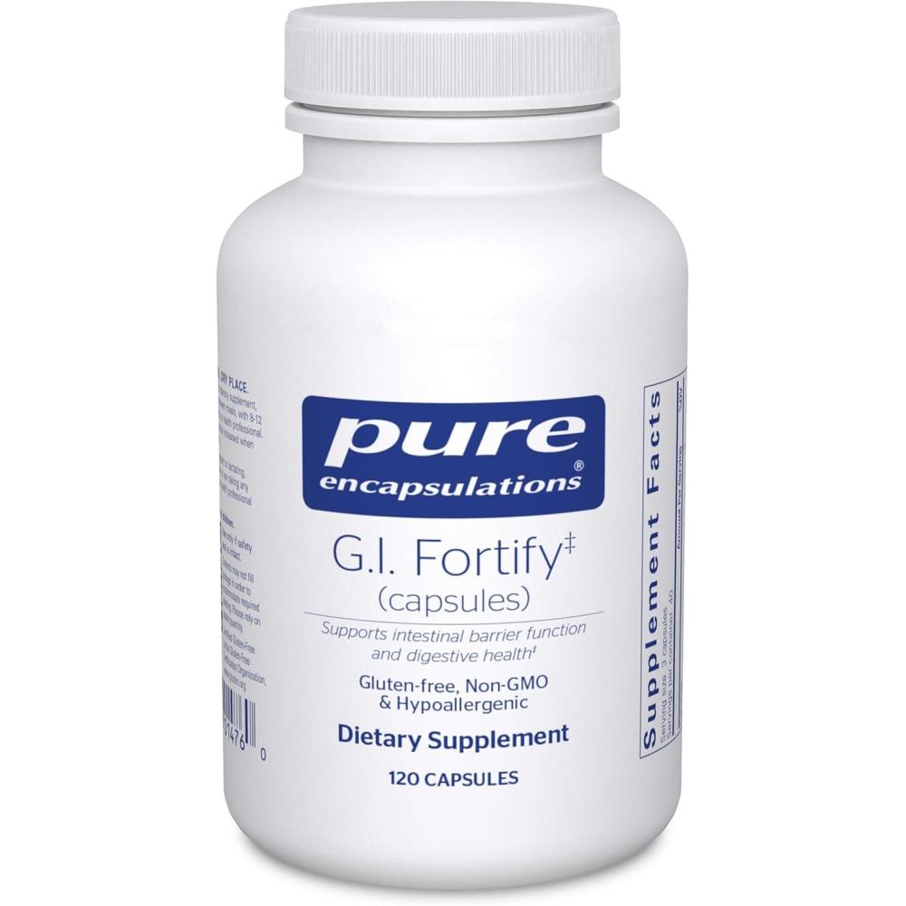 image:imagePure Encapsulations GI Fortify Capsules Supports GI Function Motility and Detoxification 120 Capsules