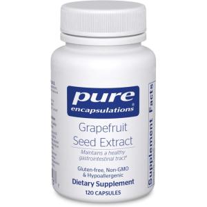 Pure Encapsulations Grapefruit Seed Extract | Supplement to Support the Balance of Intestinal Microorganisms and G.I. Tract* | 60 Capsules(120 Count (Pack of 1))