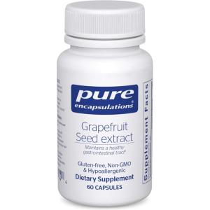 Pure Encapsulations Grapefruit Seed Extract | Supplement to Support the Balance of Intestinal Microorganisms and G.I. Tract* | 60 Capsules(60 Count (Pack of 1))