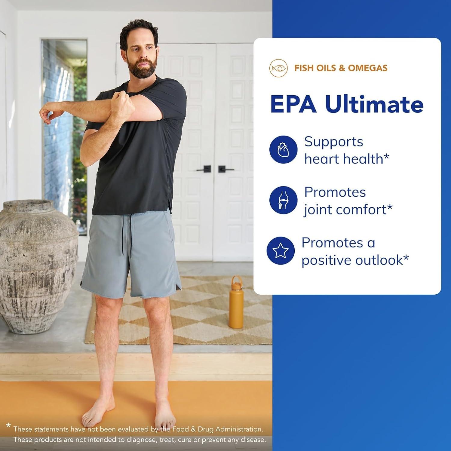 image:imagePure Encapsulations EPA Ultimate EcoFriendly Supercritical CO2 Extracted EPA Fish Oil Concentrate 120 Softgel Capsules