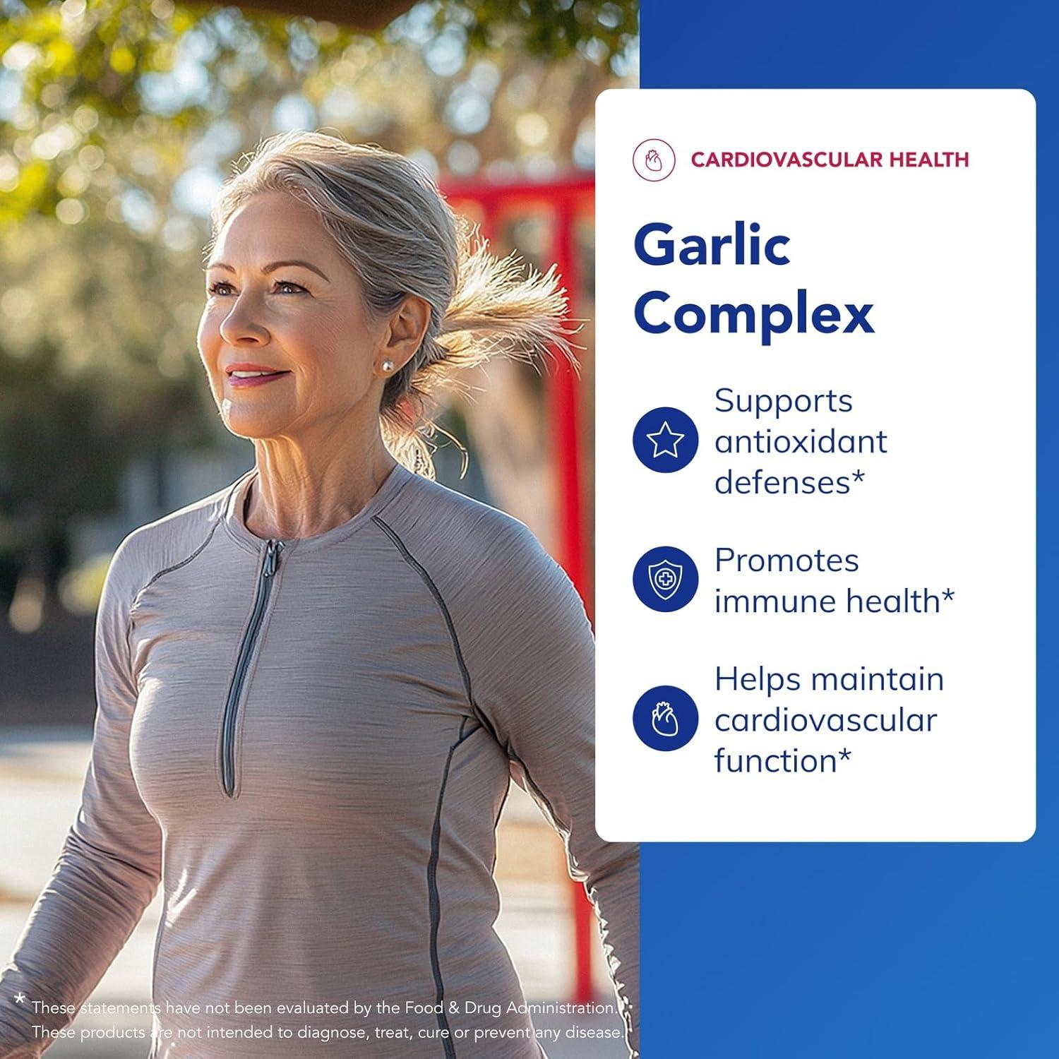 image:imagePure Encapsulations Garlic Complex Supplement to Support Antioxidant Defenses Immune Health and The Cardiovascular System 120 Capsules