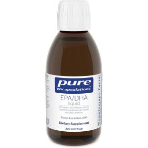 Pure Encapsulations EPA/DHA Liquid | Ultra-Pure, Molecularly Distilled Fish Oil Liquid | 7 fl. oz. | Lemon Flavor