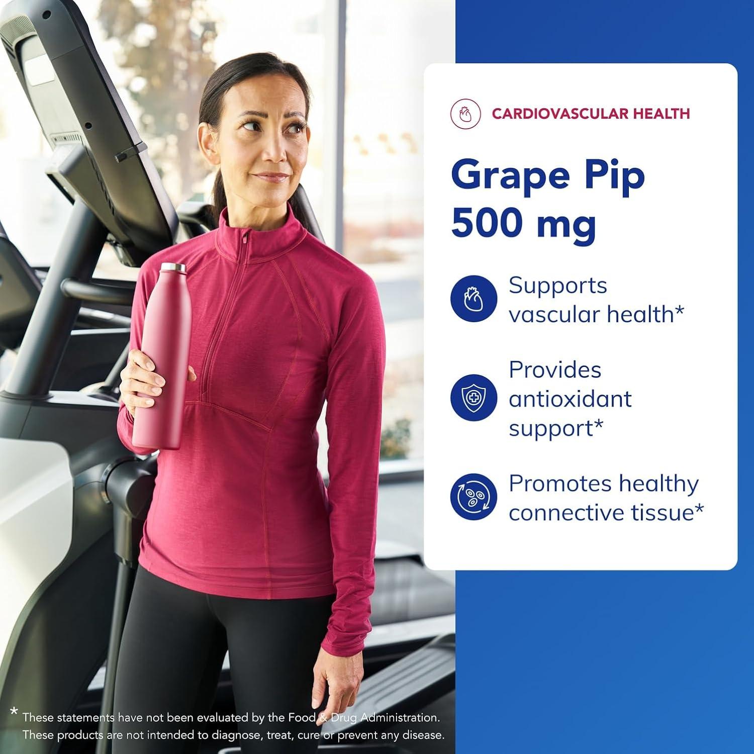 image:imagePure Encapsulations Grape Pip 500 mg Supports Vascular Health 120 Capsules