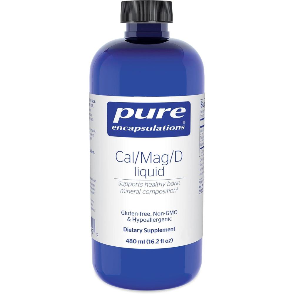 image:imagePure Encapsulations CalMagD Liquid Calcium Magnesium and Vitamin D in a Convenient Liquid Form 162 fl oz