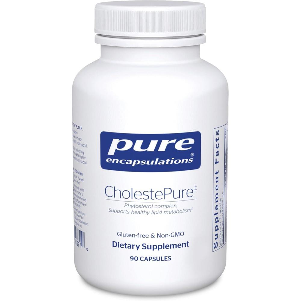 image:imagePure Encapsulations CholestePure Supplement to Support Cardiovascular Health Enzyme Function and Lipid Metabolism 90 Capsules90 Count Pack of 1