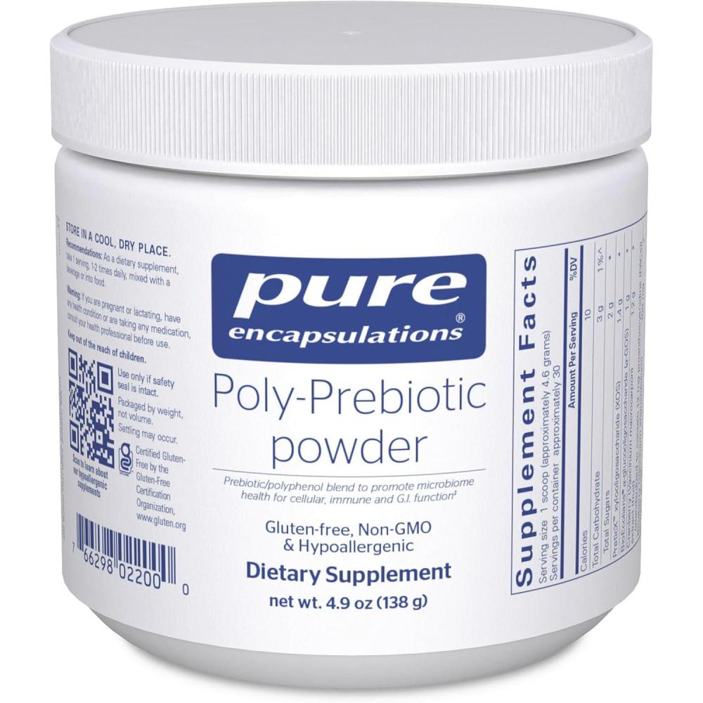 image:imagePure Encapsulations PolyPrebiotic Powder Targets Akkermansia Muciniphila to Support GI Barrier Function 49 Ounces