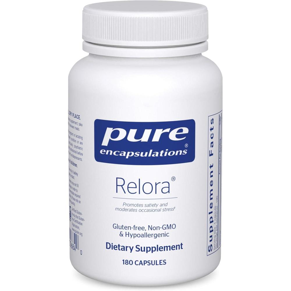 image:imagePure Encapsulations Relora Hypoallergenic Supplement Promotes Healthy Cortisol and DHEA Production and Moderates Occasional Stress 60 Capsules180 Count Pack of 1