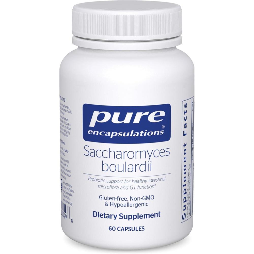 image:imagePure Encapsulations Saccharomyces Boulardii Natural Probiotic to Balance Intestinal Flora 60 Capsules