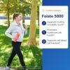 Pure Encapsulations – Folate 5,000 – Activated Vitamin B9 as 5-Methyltetrahydrofolate (5-MTHF) – 60 Capsules