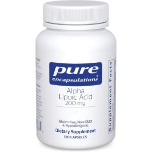 Pure Encapsulations Alpha Lipoic Acid 200 mg – 200mg ALA – Liver & Antioxidant Support* – for Nerve Health & Carb Metabolism – Vegan & Non-GMO Supplement – 120 Capsules(120 Count (Pack of 1))