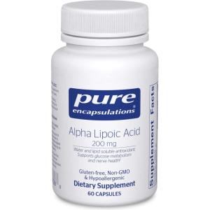 Pure Encapsulations Alpha Lipoic Acid 200 mg – 200mg ALA – Liver & Antioxidant Support* – for Nerve Health & Carb Metabolism – Vegan & Non-GMO Supplement – 120 Capsules(60 Count (Pack of 1))