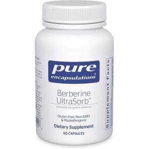 Pure Encapsulations Berberine UltraSorb – Enhanced Absorption Berberine Phytosome 550 mg – Supports Metabolic & Cardiometabolic Health* – 60 Capsules
