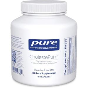 Pure Encapsulations CholestePure | Supplement to Support Cardiovascular Health, Enzyme Function, and Lipid Metabolism* | 90 Capsules(180 Count (Pack of 1))