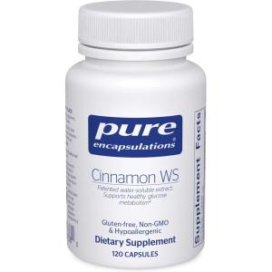 Pure Encapsulations Cinnamon WS | Patented Water-Soluble Extract for Healthy Carbohydrate Metabolism | 120 Capsules