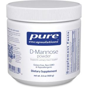 Pure Encapsulations D-Mannose Powder – for Urinary Tract Support – Urinary Tract Support & Bladder Health* – Easy Dissolve Powder – Non-GMO & Vegan – 3.5 oz(3.5 Ounce (Pack of 1))