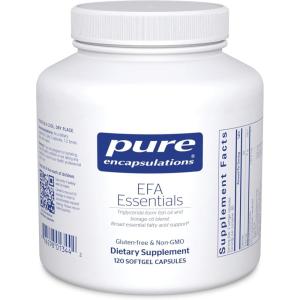 Pure Encapsulations EFA Essentials | Triglyceride-Form Fish Oil and Borage Oil Blend | 120 Softgel Capsules(120 Count (Pack of 1))