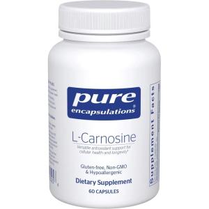 Pure Encapsulations L-Carnosine | Amino Acid Supplement for Joints, Brain, Antioxidants, Heart Health, and Exercise* | 60 Capsules(60 Count (Pack of 1))