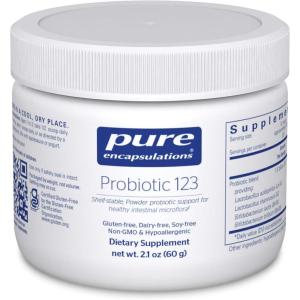 Pure Encapsulations Probiotic 123 | Children’s Probiotic Support for Healthy Intestinal Microflora* | 2.1 Ounces