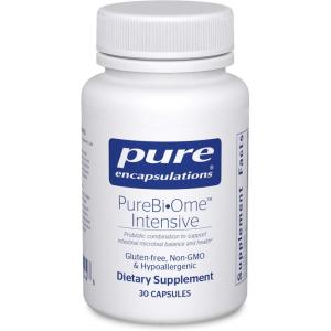 Pure Encapsulations PureBi•Ome Intensive | Hypoallergenic Multi-Strain Probiotic Blend to Support Healthy Intestinal Microflora Balance | 30 Capsules