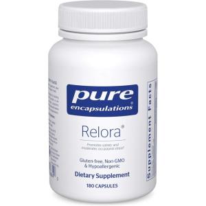Pure Encapsulations Relora | Hypoallergenic Supplement Promotes Healthy Cortisol and DHEA Production and Moderates Occasional Stress | 60 Capsules(180 Count (Pack of 1))