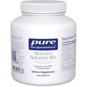 Pure Encapsulations Women’s Nutrients 40+ – Multivitamin for Women Over 40 to Support Urinary Tract Health, Breast Cell Health & Eye Integrity* Vitamin C & E – Gluten-Free & Non-GMO – 360 Capsules(180 Count (Pack of 1))