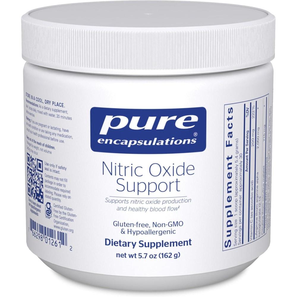 image:imagePure Encapsulations Nitric Oxide Support Supports Healthy Oxygen Circulation and Promotes Energy Production Within Muscles 57 Ounces
