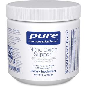 Pure Encapsulations Nitric Oxide Support | Supports Healthy Oxygen Circulation and Promotes Energy Production Within Muscles | 5.7 Ounces